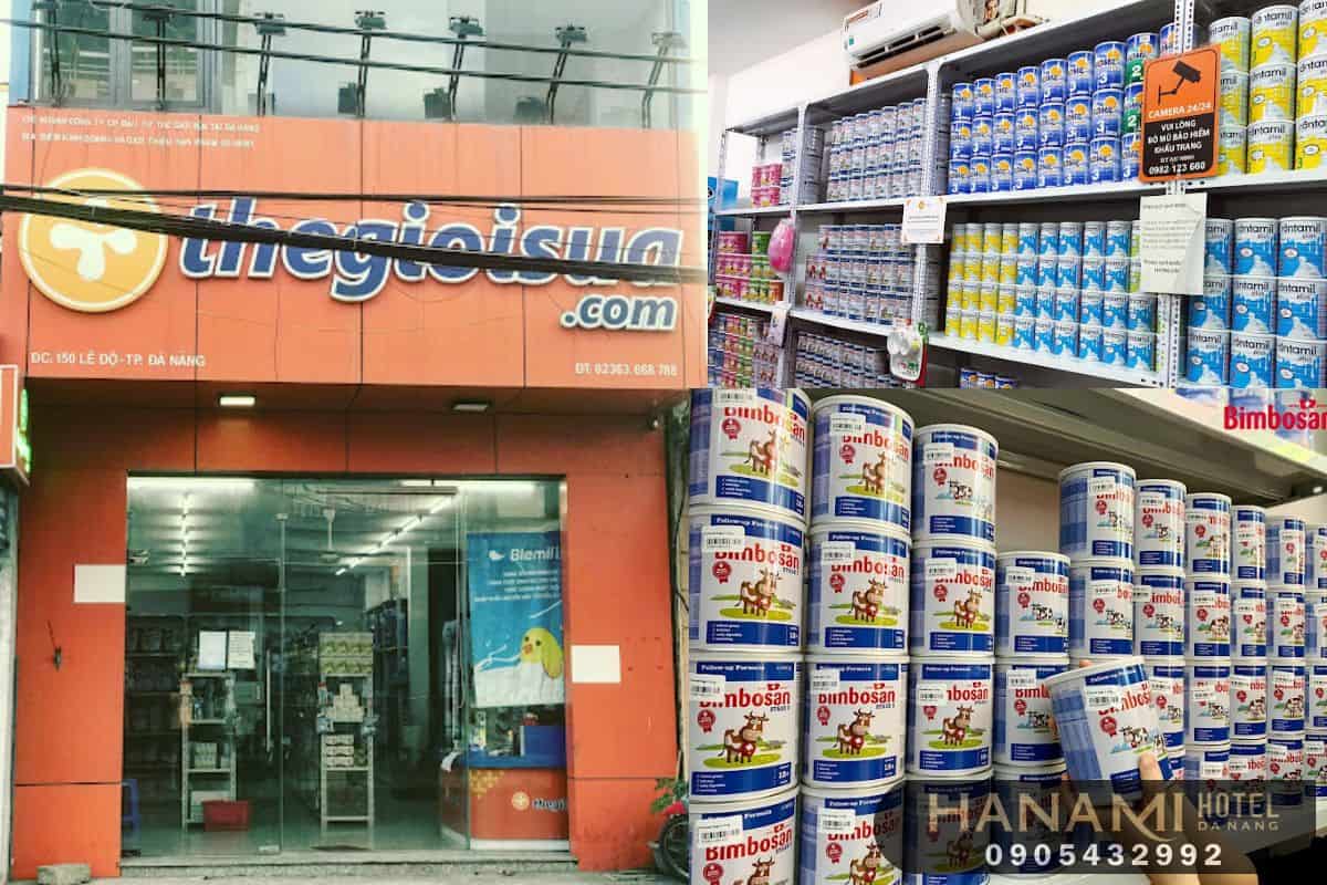 cửa hàng sữa lớn ở Đà Nẵng 