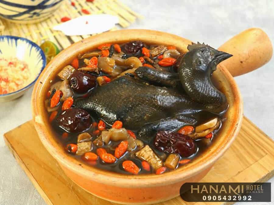 delicious herbal chicken stew restaurants in Da Nang