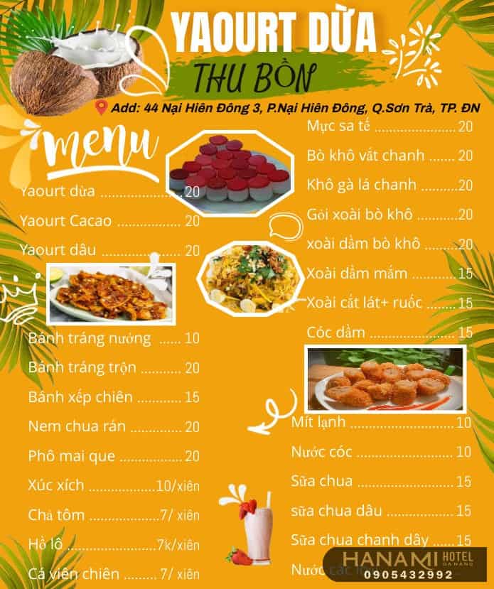 delicious yogurt shops in Da Nang