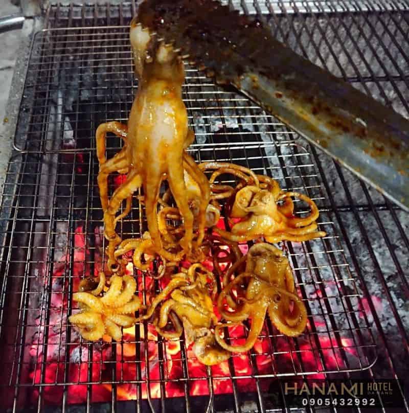 địa chỉ ăn bạch tuộc nướng ngon Đà Nẵng