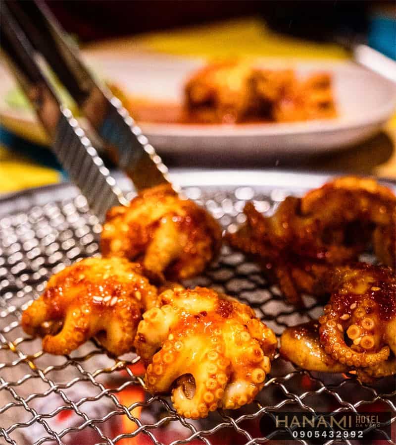 địa chỉ ăn bạch tuộc nướng ngon Đà Nẵng