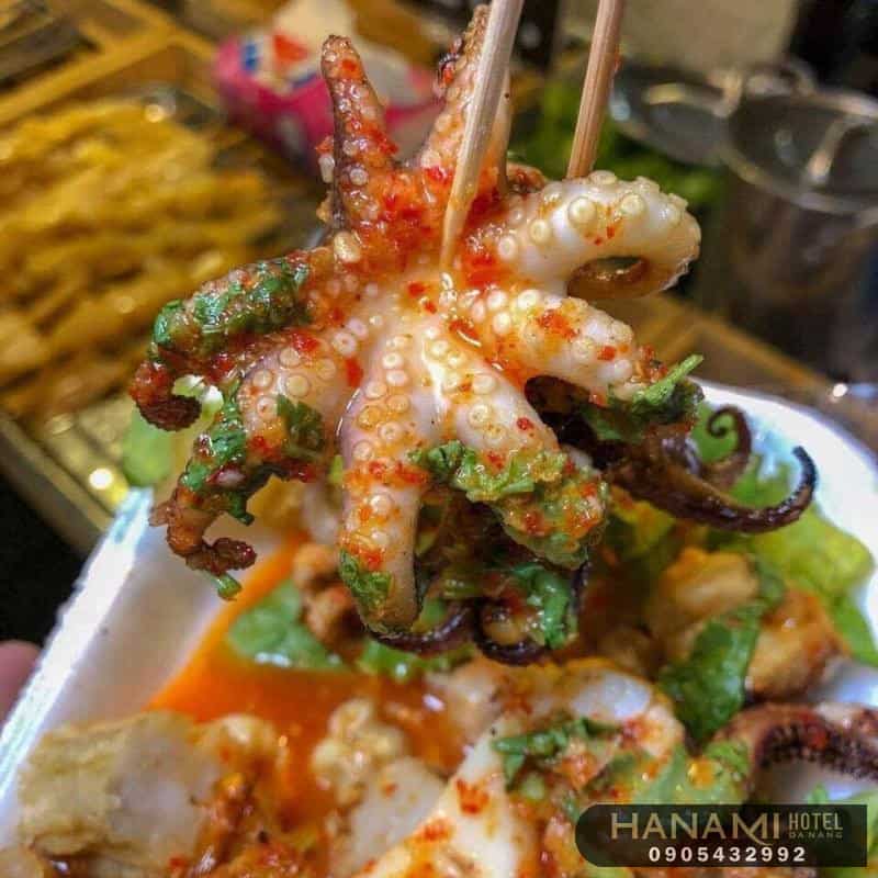 địa chỉ ăn bạch tuộc nướng ngon Đà Nẵng