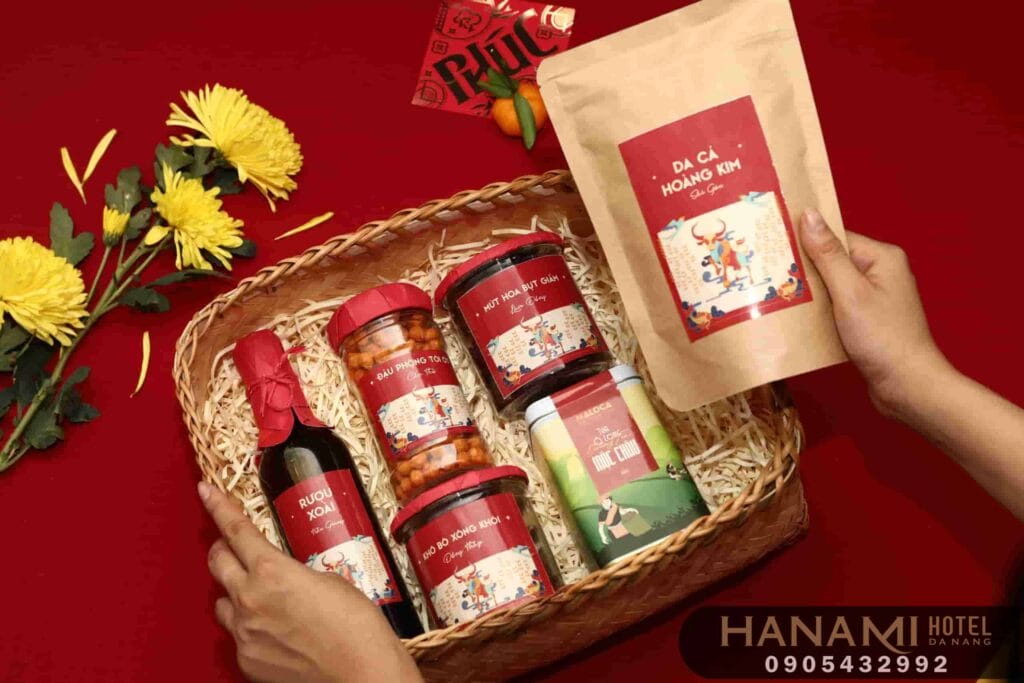 best tet gift basket shops in da nang