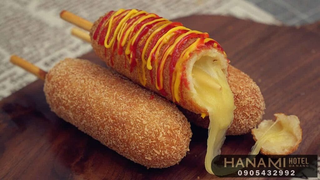 best cheese hotdog spots in Da Nang