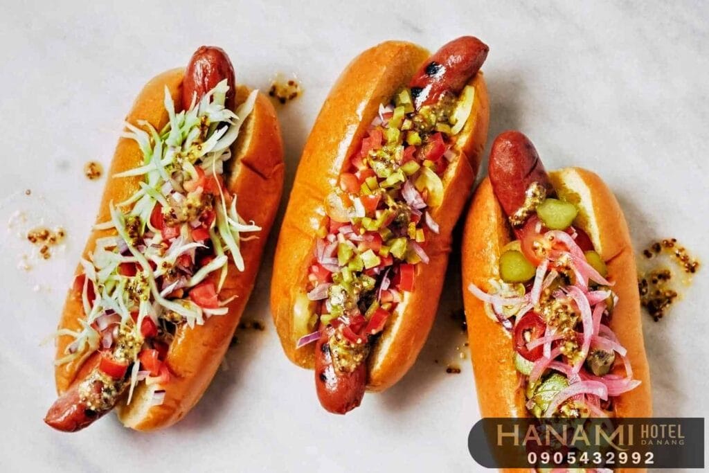 best cheese hotdog spots in Da Nang