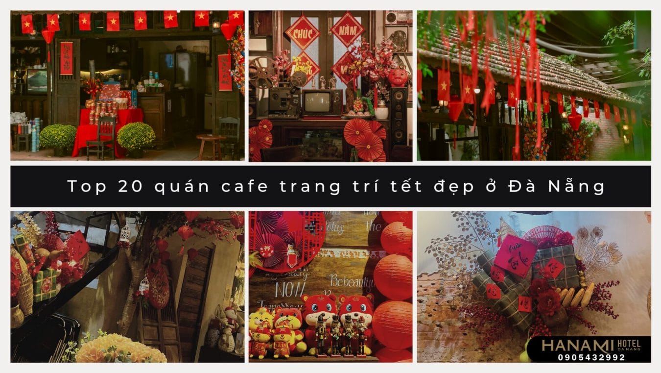 quán cafe trang trí Tết đẹp ở Đà Nẵng