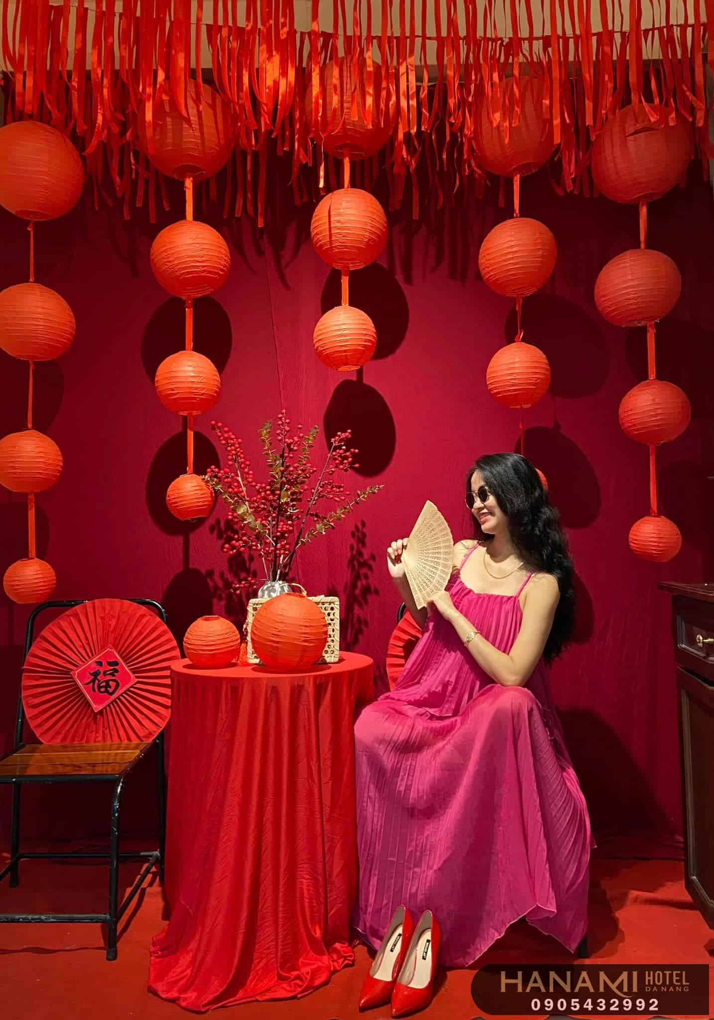 quán cafe trang trí Tết đẹp ở Đà Nẵng