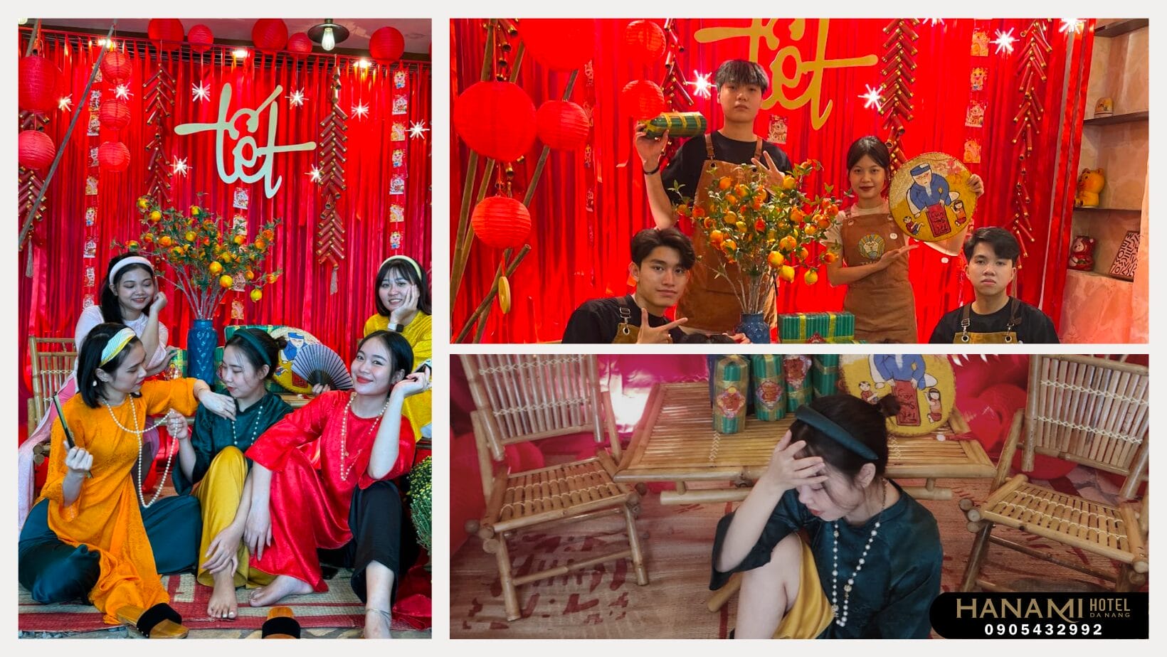 quán cafe trang trí Tết đẹp ở Đà Nẵng