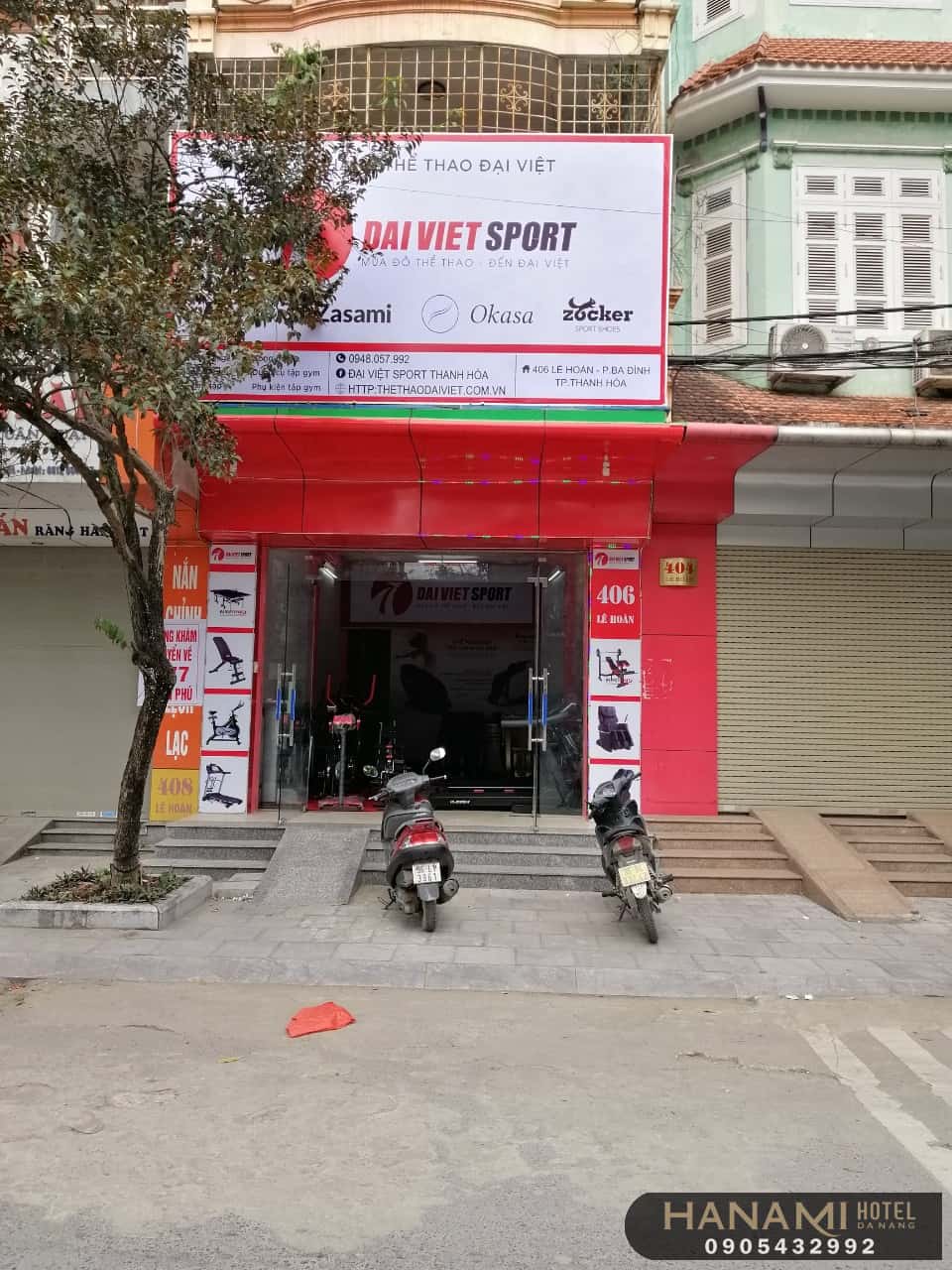 cửa hàng bán dụng cụ thể thao Đà Nẵng