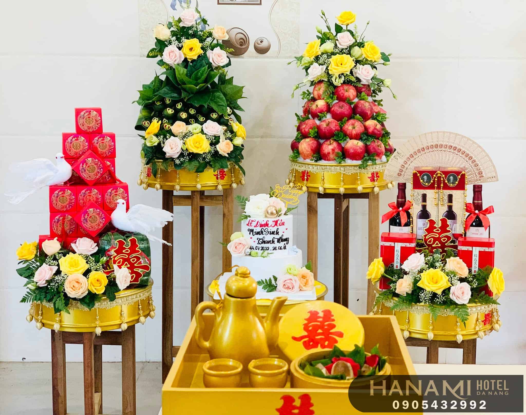 địa chỉ làm mâm quả cưới ở Đà Nẵng