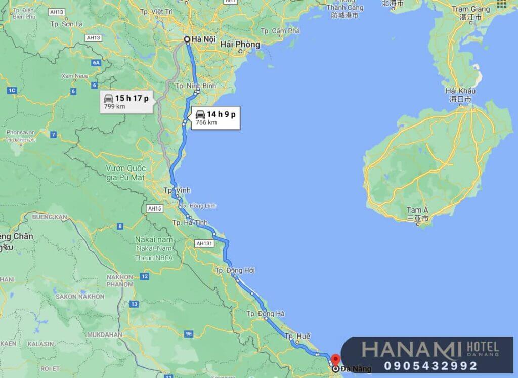 how to go to da nang from ha noi