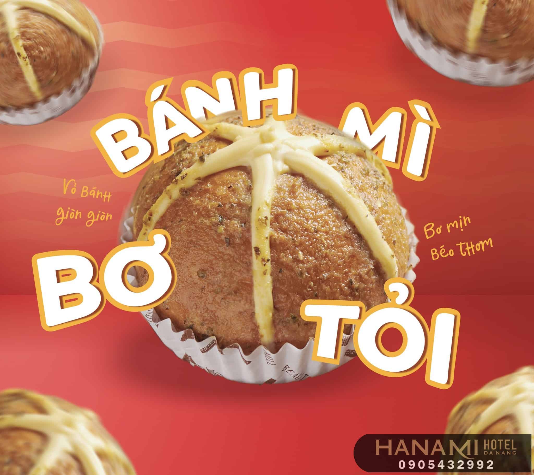 bánh mì bơ tỏi phô mai ngon nhất Đà Nẵng