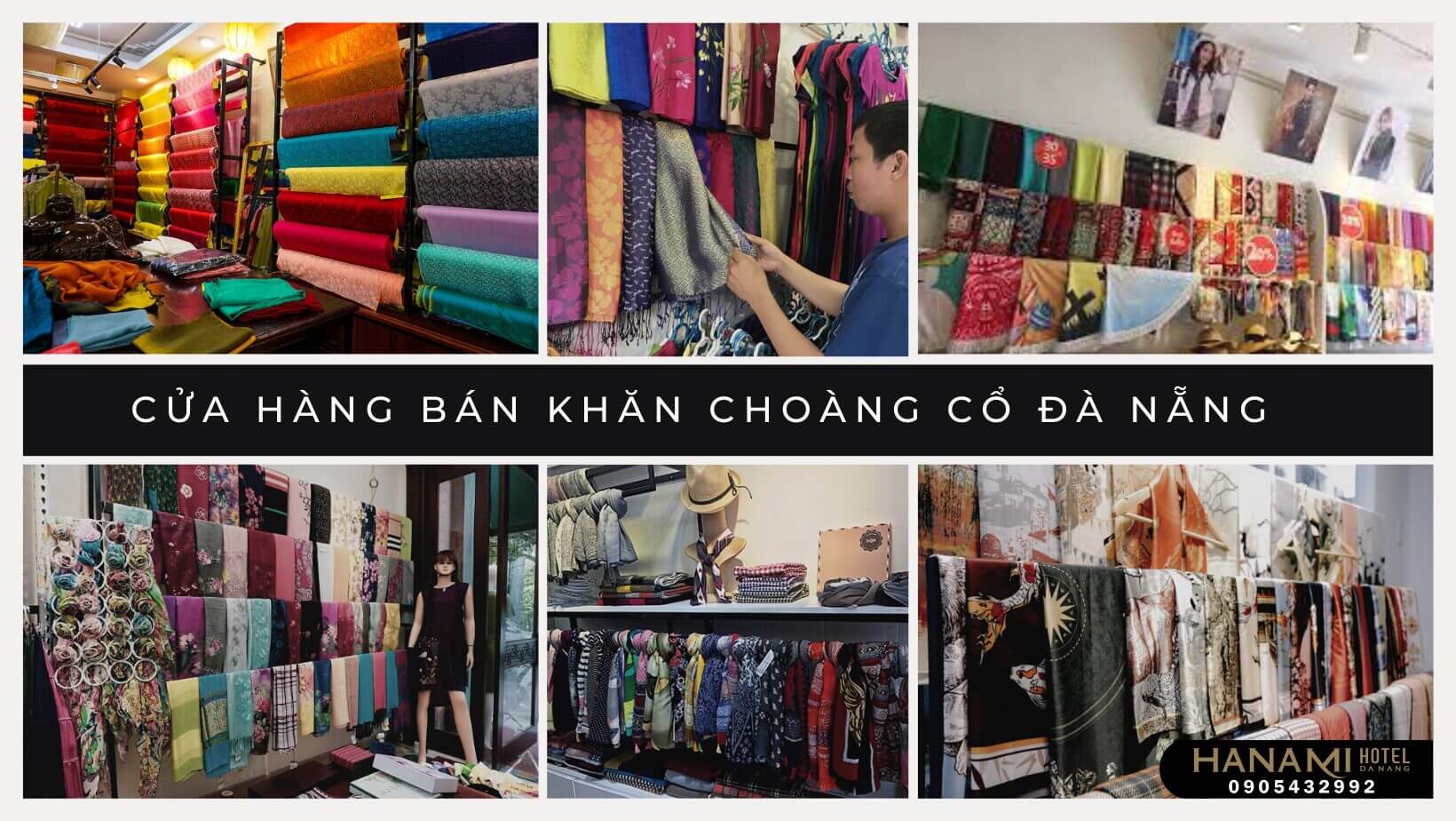 Cửa hàng bán khăn choàng cổ Đà Nẵng