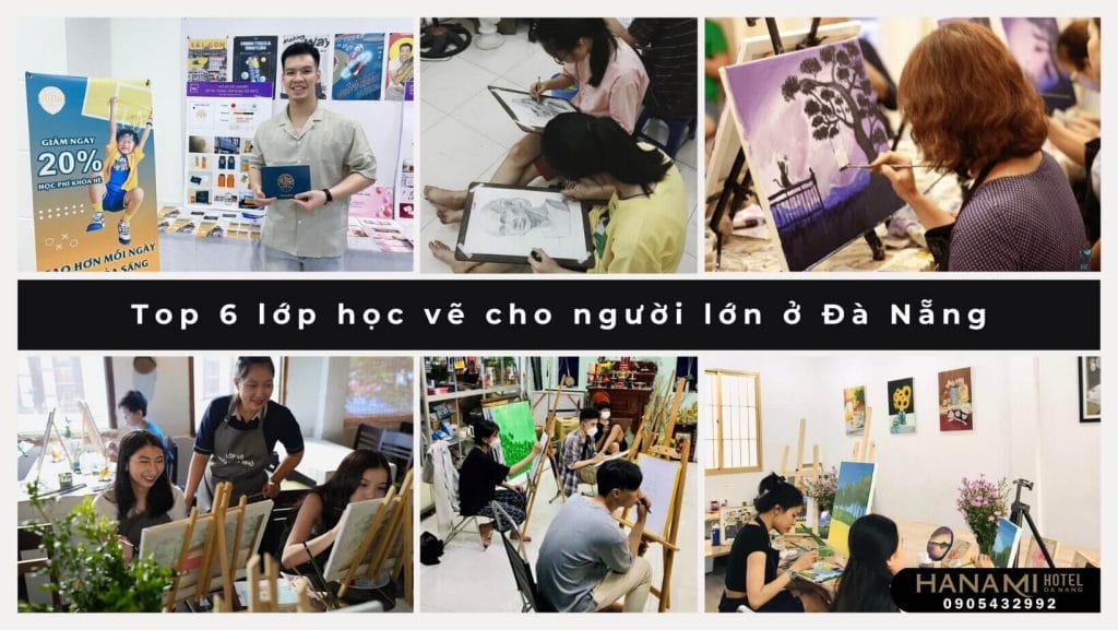 lớp học vẽ cho người lớn ở Đà Nẵng
