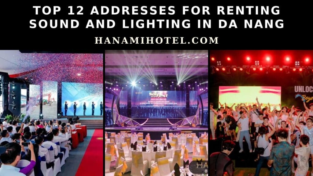 renting sound and lighting in Da Nang