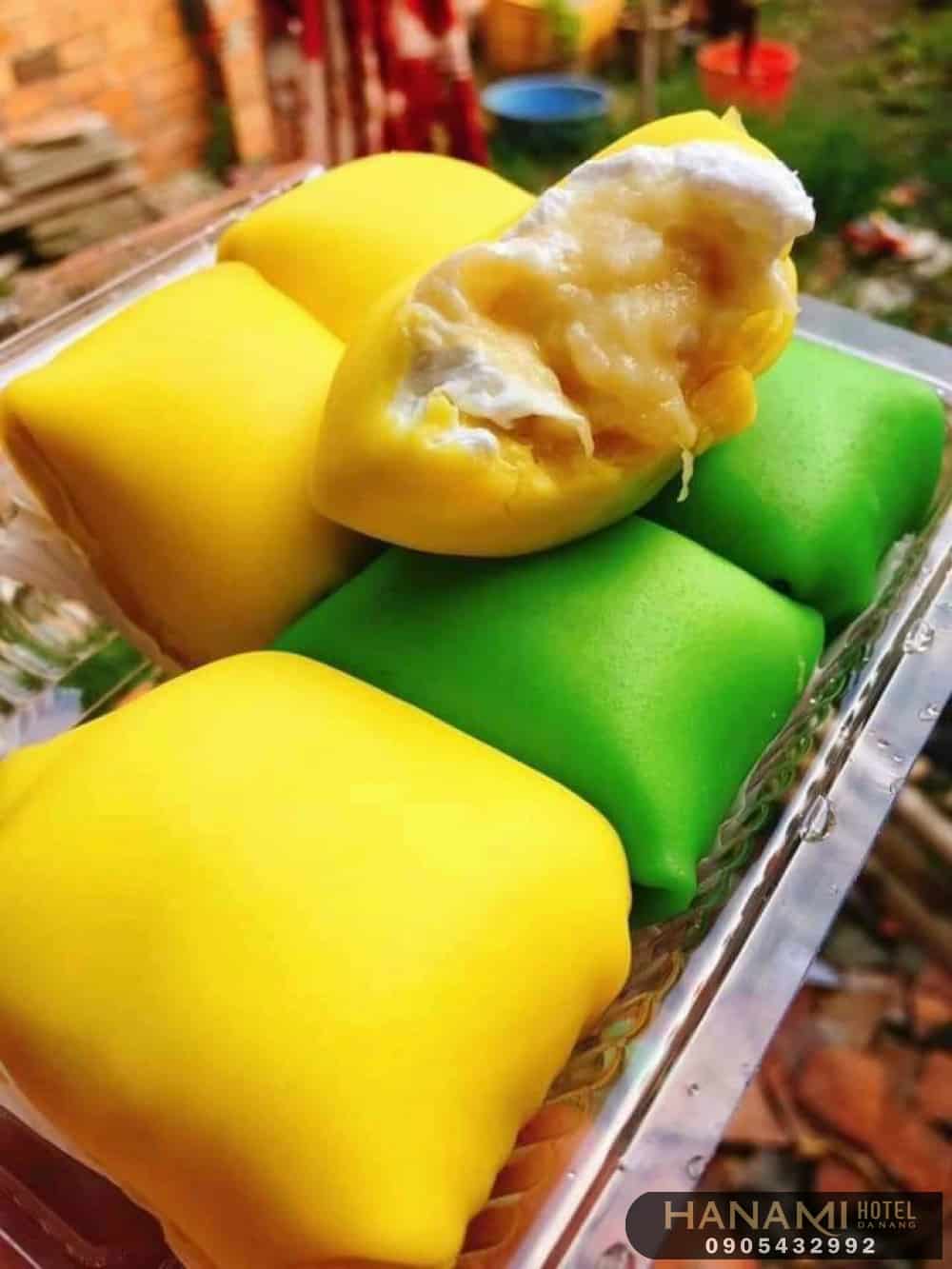 tiệm bánh crepe sầu riêng Đà Nẵng