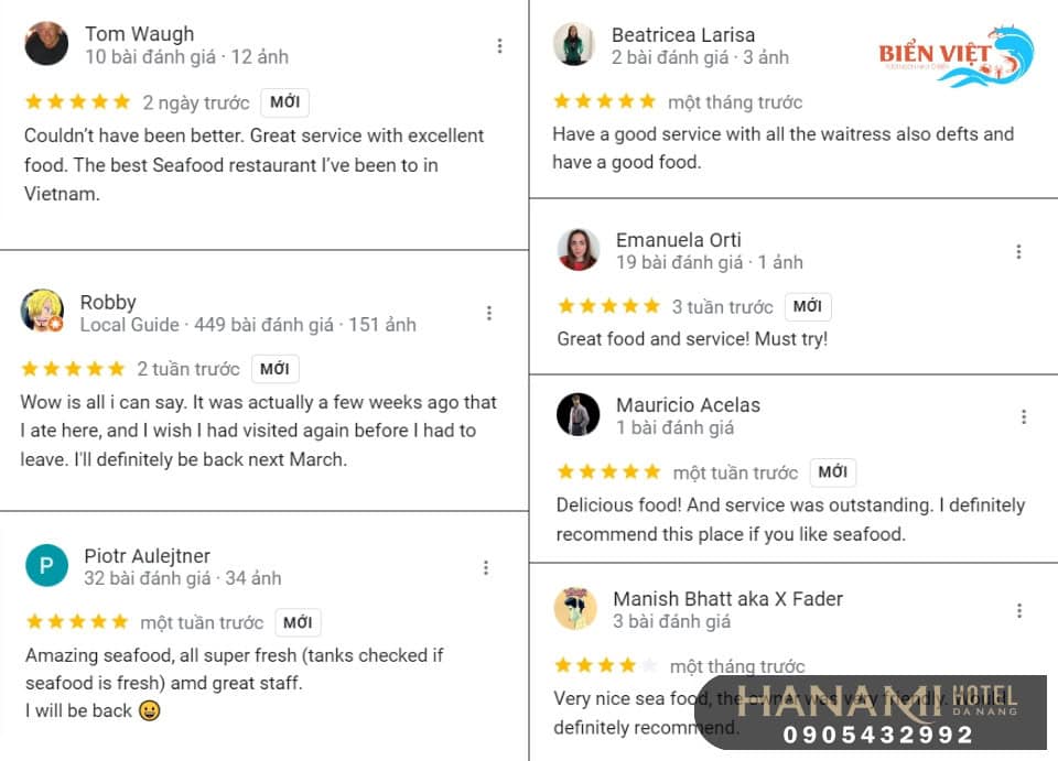 Discover Bien Viet Seafood Restaurant, Reviews by Hanami 7 Bien Viet Seafood Restaurant