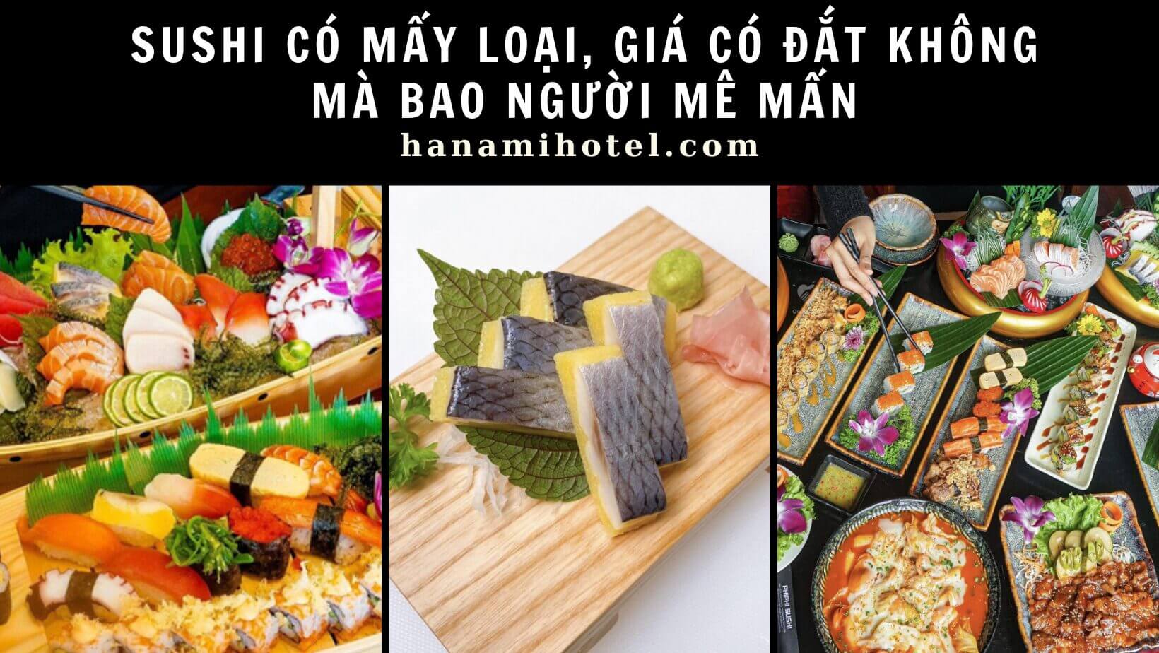 Sushi có mấy loại