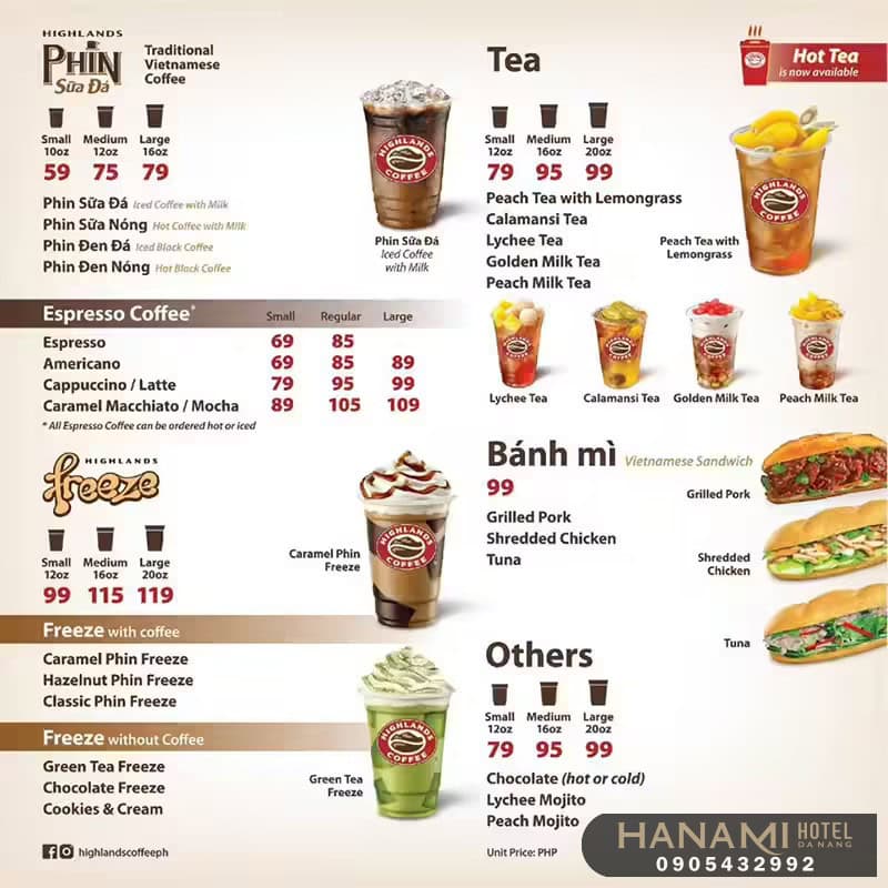 Highlands Coffee tại Đà Nẵng