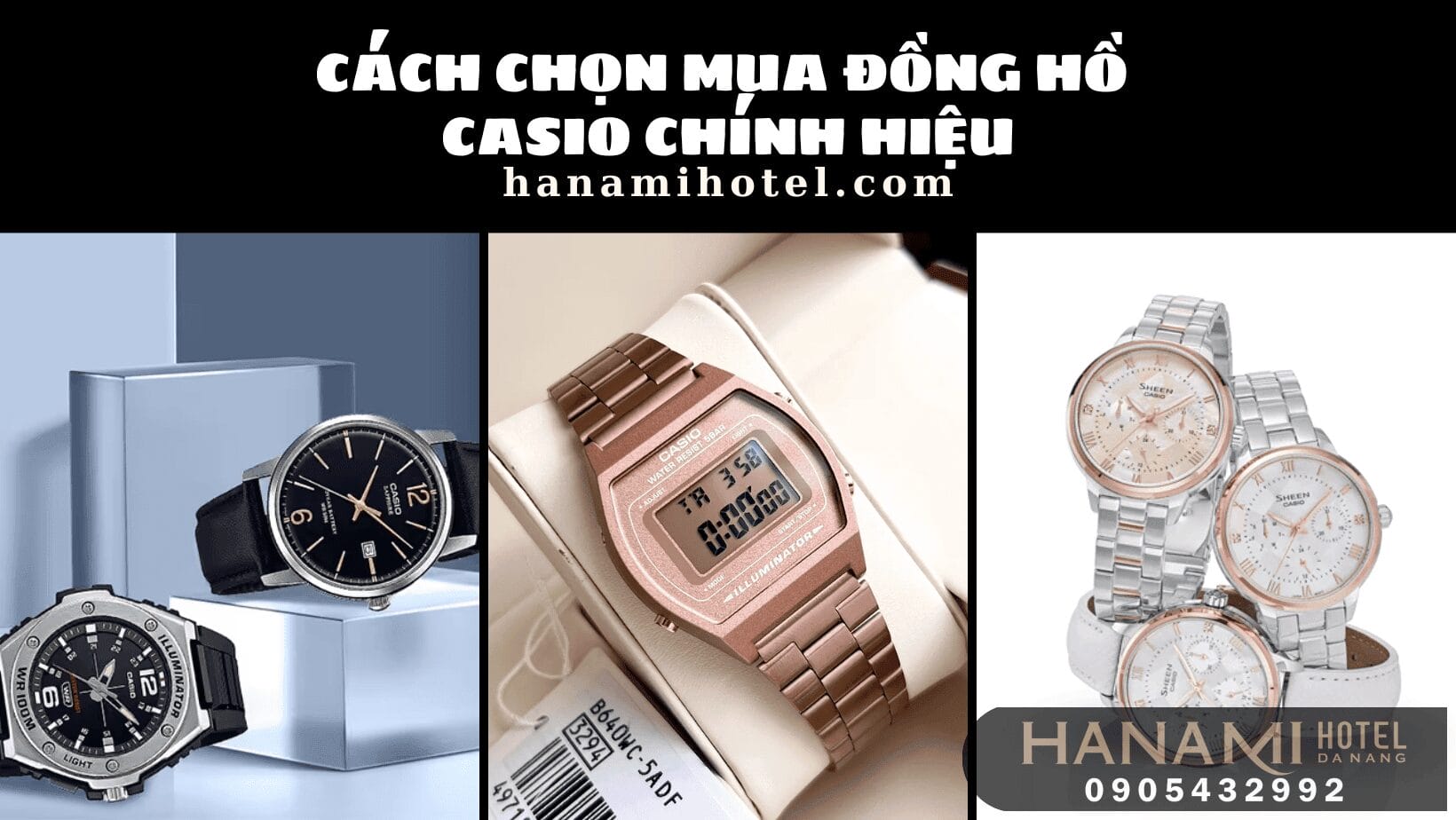 Cách chọn mua đồng hồ Casio