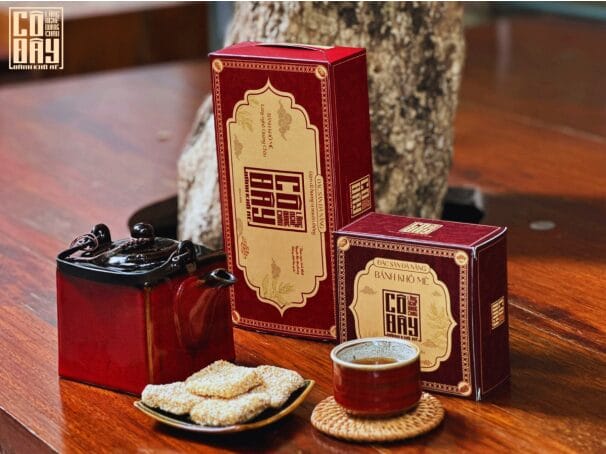 Bánh khô mè Cô Đây Quang Châu - Món quà tặng của Quê hương 5 Bánh khô mè Cô Đây - Sự hoà quyện giữa truyền thống và hiện đại