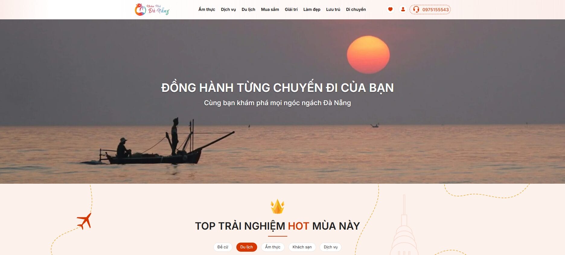 Khamphadanang cập nhật giao diện 2.0: Bước tiến mới trên hành trình đồng hành cùng du khách 2 giao dien moi trai nghiem moi